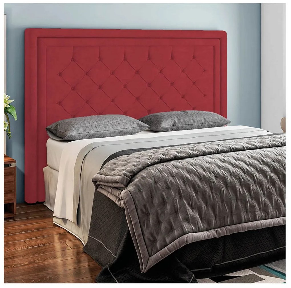 Cabeceira Solteiro Estocolmo P04 90 cm Suede - ADJ Decor
