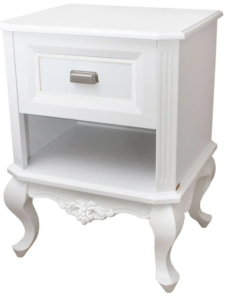 Mesa de Cabeceira Lavanda - Branco Provençal Kleiner