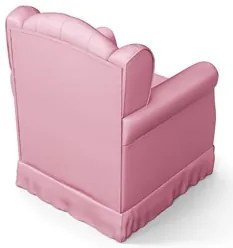 Poltrona de Amamentação Balanço e Puff Letícia Rosa - Phoenix