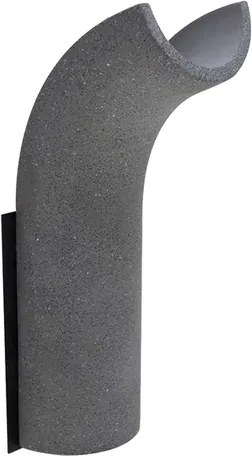 Arandela Led Cimento Cinza 4w 3000k Ip65 Pipe