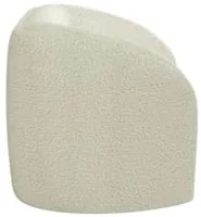 Kit 2 Poltronas Decorativa para Sala 112cm Meris Z32 Boucle Cru - Mpoz