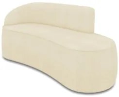 Sofá 3 Lugares Para Sala 180cm Orgânico Wendi Boucle Bege I01 - Mpoze