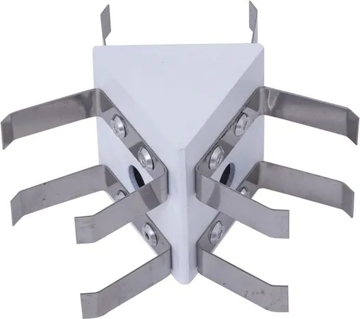 Juncao Triangular Y Para Pendente Branco Sem Iluminacao Fit40