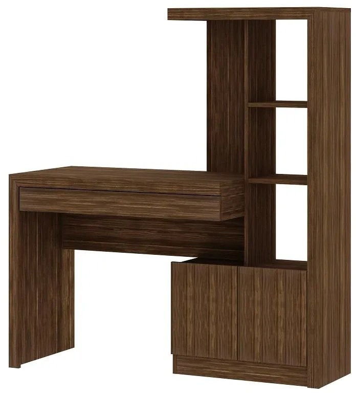 Mesa escrivaninha Estante Home Office 2 portas 1 Gaveta Ngal