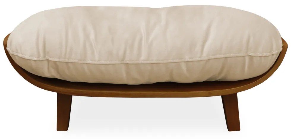 Cama Pet Costela para Cães e Gatos Almofadada Suede Nude