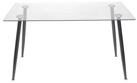 Mesa de Jantar Moderninha em Aco cor Preta 120cm - 51847 Sun House