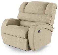 Poltrona do Papai Reclinável Kalie Power Touch USB FH9 Linho Bege - Mp