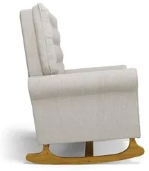 Kit 02 Poltronas de Amamentação e Descanso Base Madeira Balanço Brenda