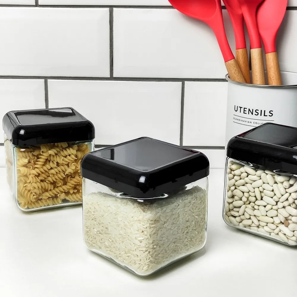 Kit com 3 Potes Tendenza 750 ML Preto