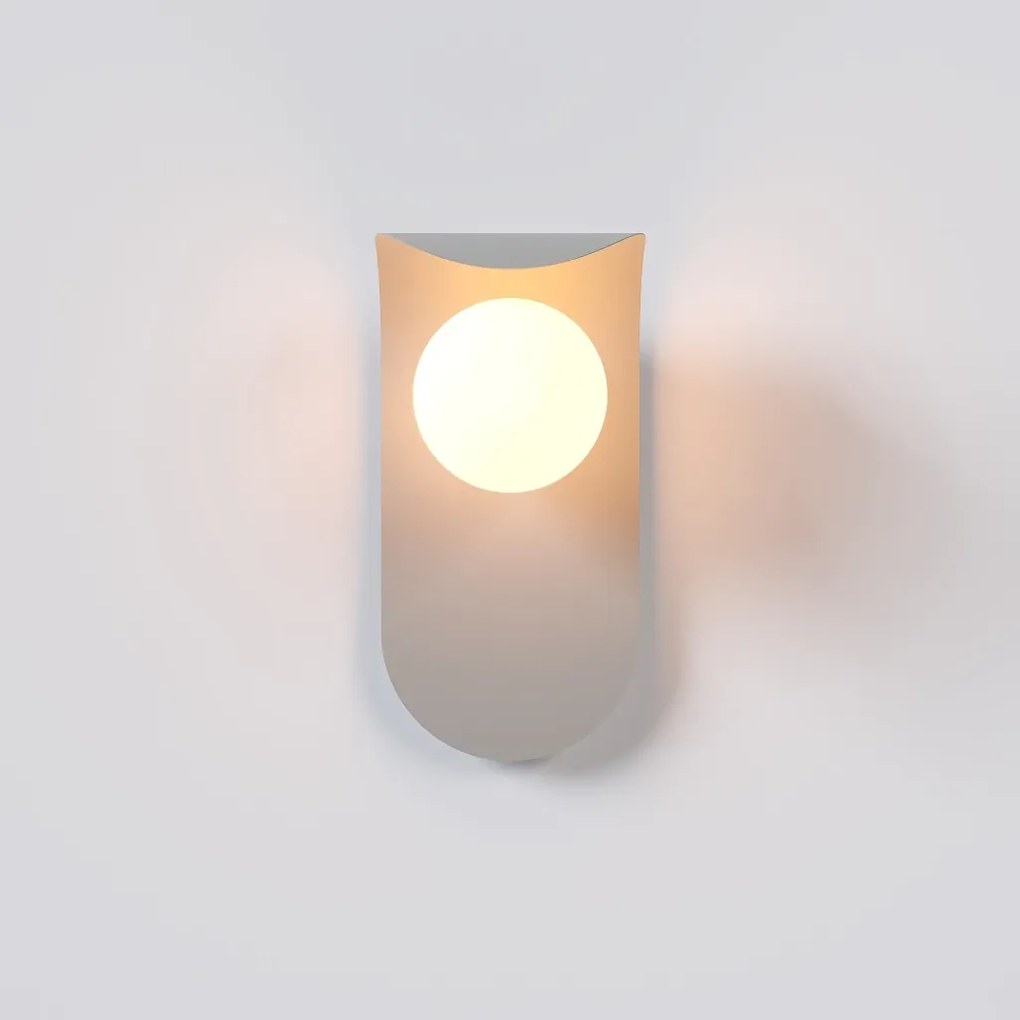 Arandela Wave 14X14X28Cm Aluminio E Globo Ø10Cm Rosca 01Xg9 - Qimporta... (COBRE)