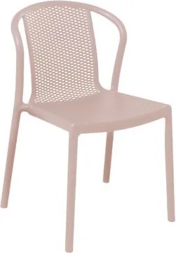 Cadeira Tramontina Louise Empilhável Areia em Polipropileno