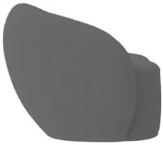 Sofá 3 Lugares Living Orgânico Sala de Estar 180cm Garbin Z08 Boucle C