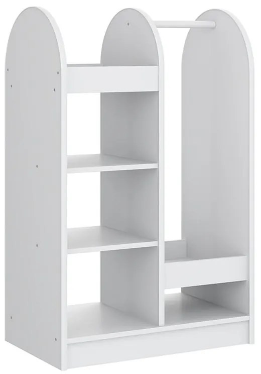 Mini Closet Para Quarto Infantil Com 6 Prateleiras - Branco