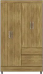 Guarda Roupa Solteiro 103cm Com 4 Portas Ideal Nature - Vila Rica