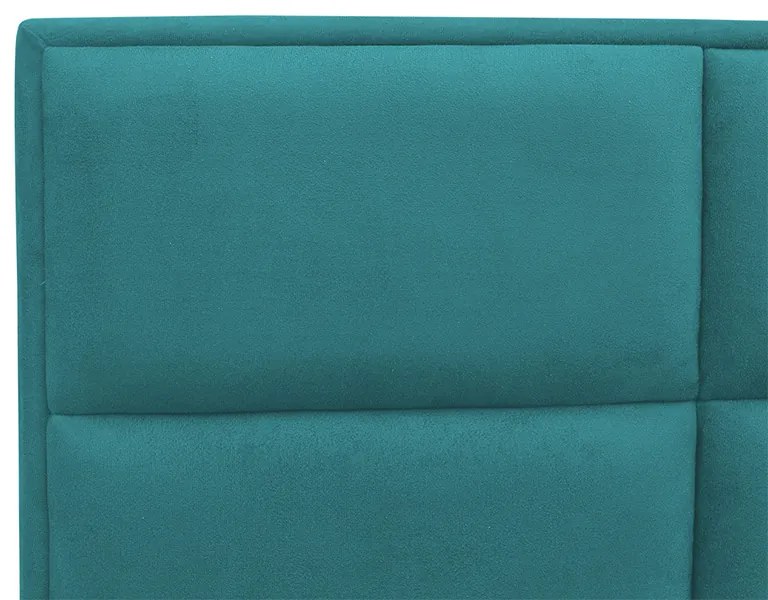 Cabeceira Painel Cama Box Casal Queen 160cm Nina Suede Turquesa - Sheep Estofados - Água