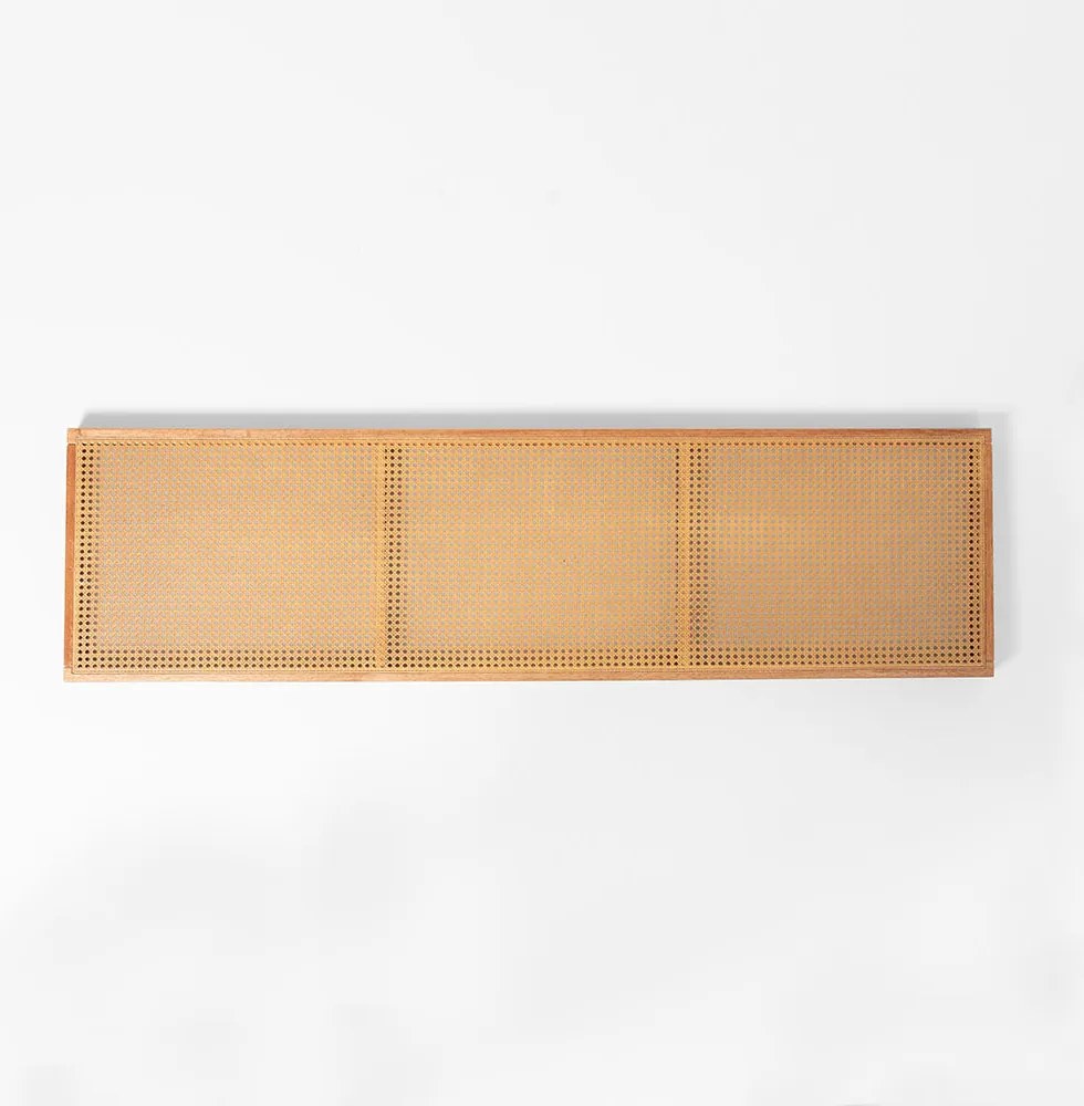 Cabeceira Noga Casal e Queen Palha Natural - Nozes - Cabeceira Noga Casal Queen Palha Natural - Nozes