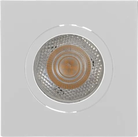 Plafon De Embutir Quadrado Alumínio 2x11,5cm Delfi - BRANCO