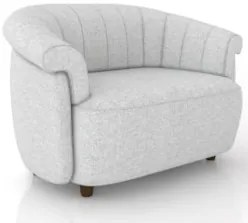 Sofá 2 Lugares 150cm Namoradeira Lykan Linho Cinza Z32 - Mpozenato