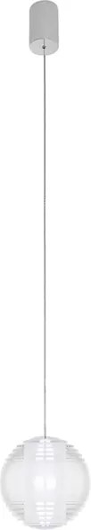 Pendente Led Aluminio Cromado 7W 3000K Sky