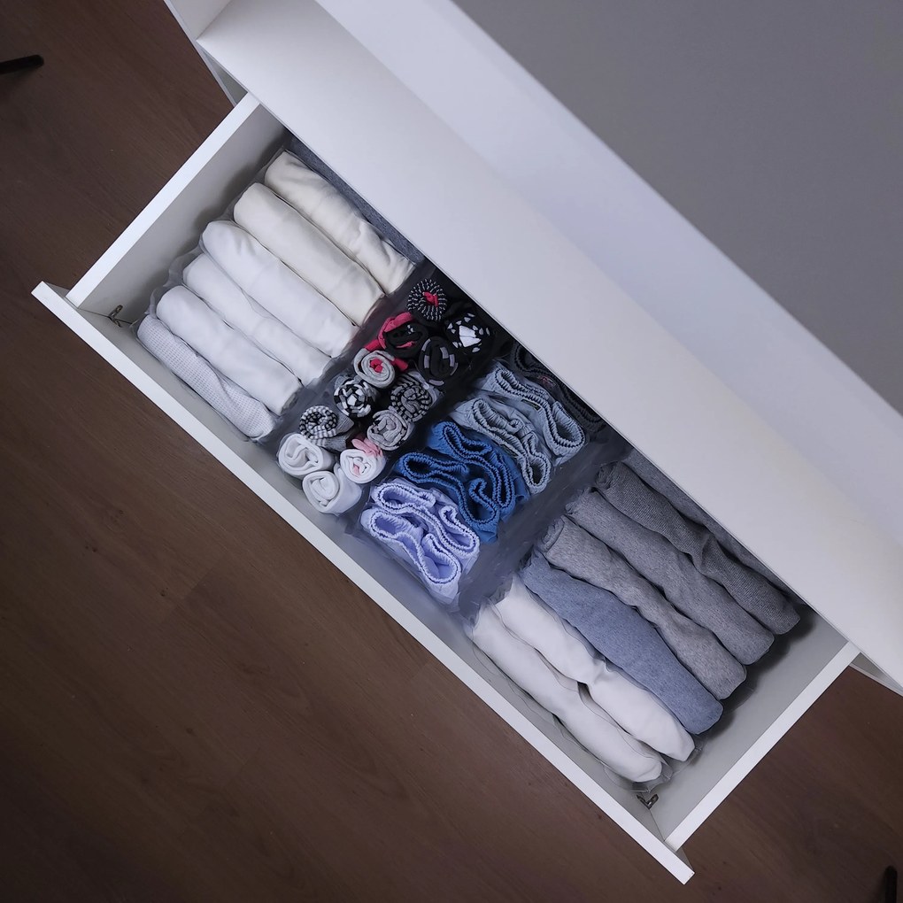 Kit Com 3 Organizadores de Gaveta Invisíveis P - 10 nichos