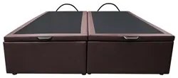 Base Box Baú para Cama Casal King 192x203cm Bipartido Liz S05 Sintétic