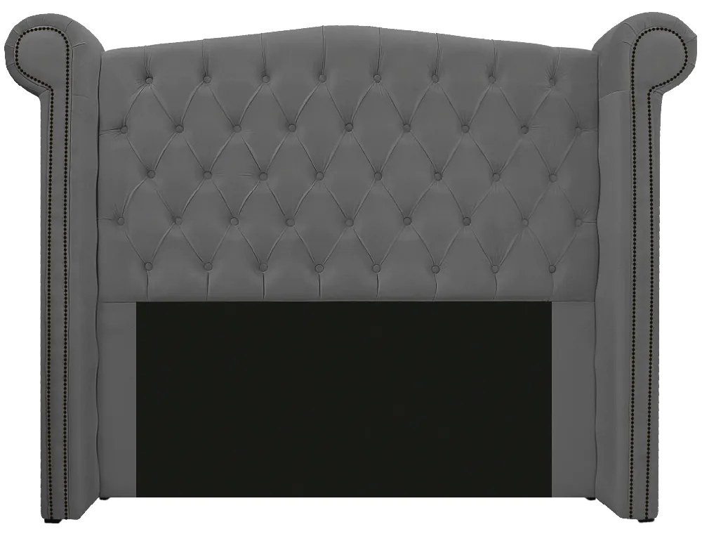 Kit Cabeceira e Calçadeira Veneza 140 cm Casal Linho Chumbo - ADJ Decor
