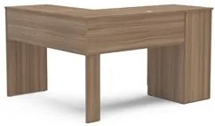 Mesa Para Escritório Escrivaninha 3 Gavetas Fênix Castanho - Politorno