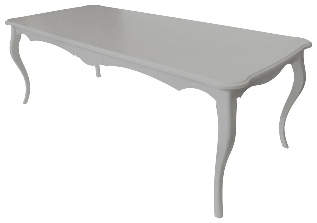 Mesa de Jantar Vintage - 8 Lugares - 2,2m - Cinza Claire Provençal Kleiner