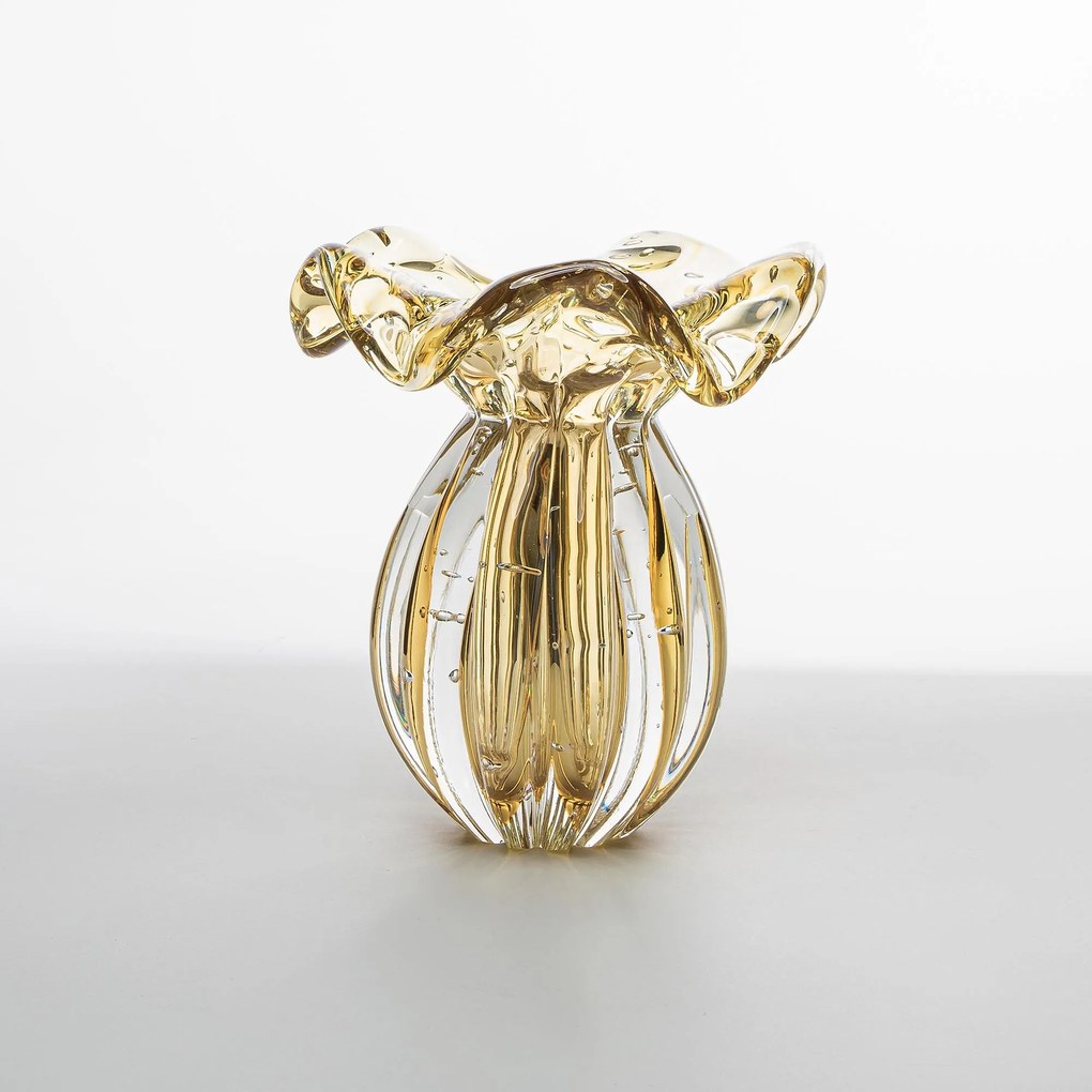 Vaso Murano Trouxinha Enns P - Ambar  Ambar