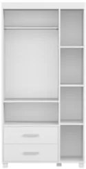 Guarda Roupa Infantil 89cm Com 3 Portas Carro Vermelho Z53  - Mpozenat