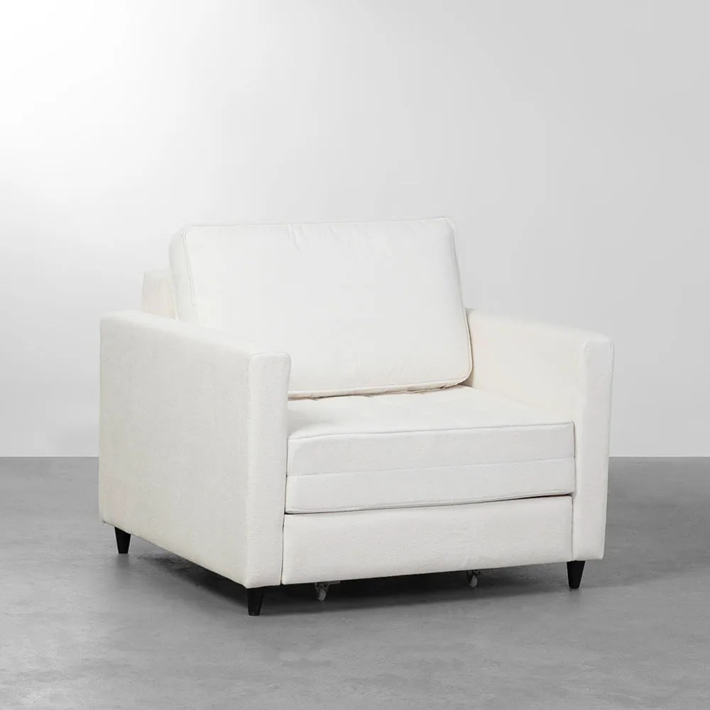 Sofá-Cama Mira Solteiro Marfim