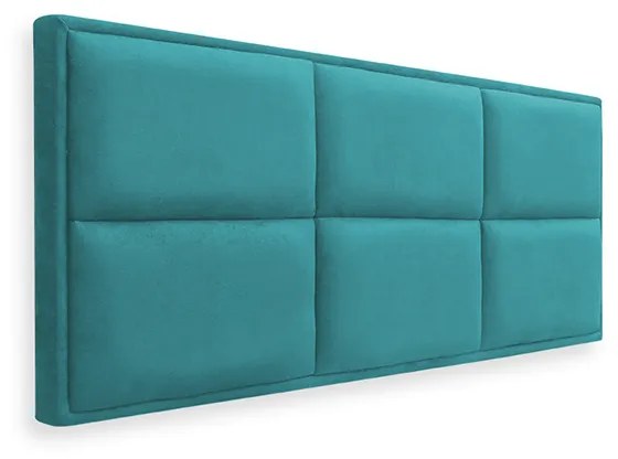 Cabeceira Painel Cama Box Casal Queen 160cm Nina Suede Turquesa - Sheep Estofados - Água