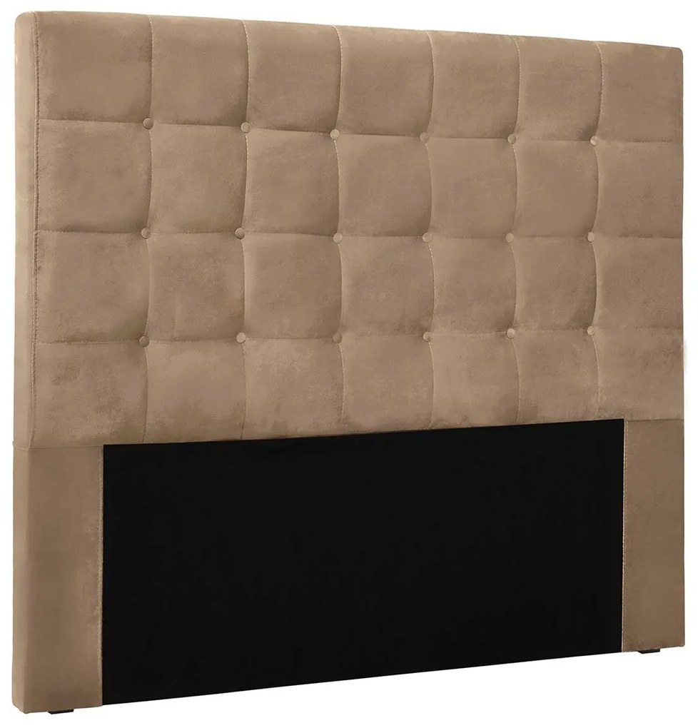 Cabeceira Estofada Polônia 195cm King Size Suede - ADJ Decor