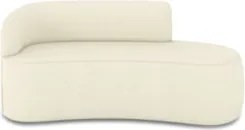 Sofá 3 Lugares 180cm Wendi e Poltrona Steve Linho Bege I01  - Mpozenat