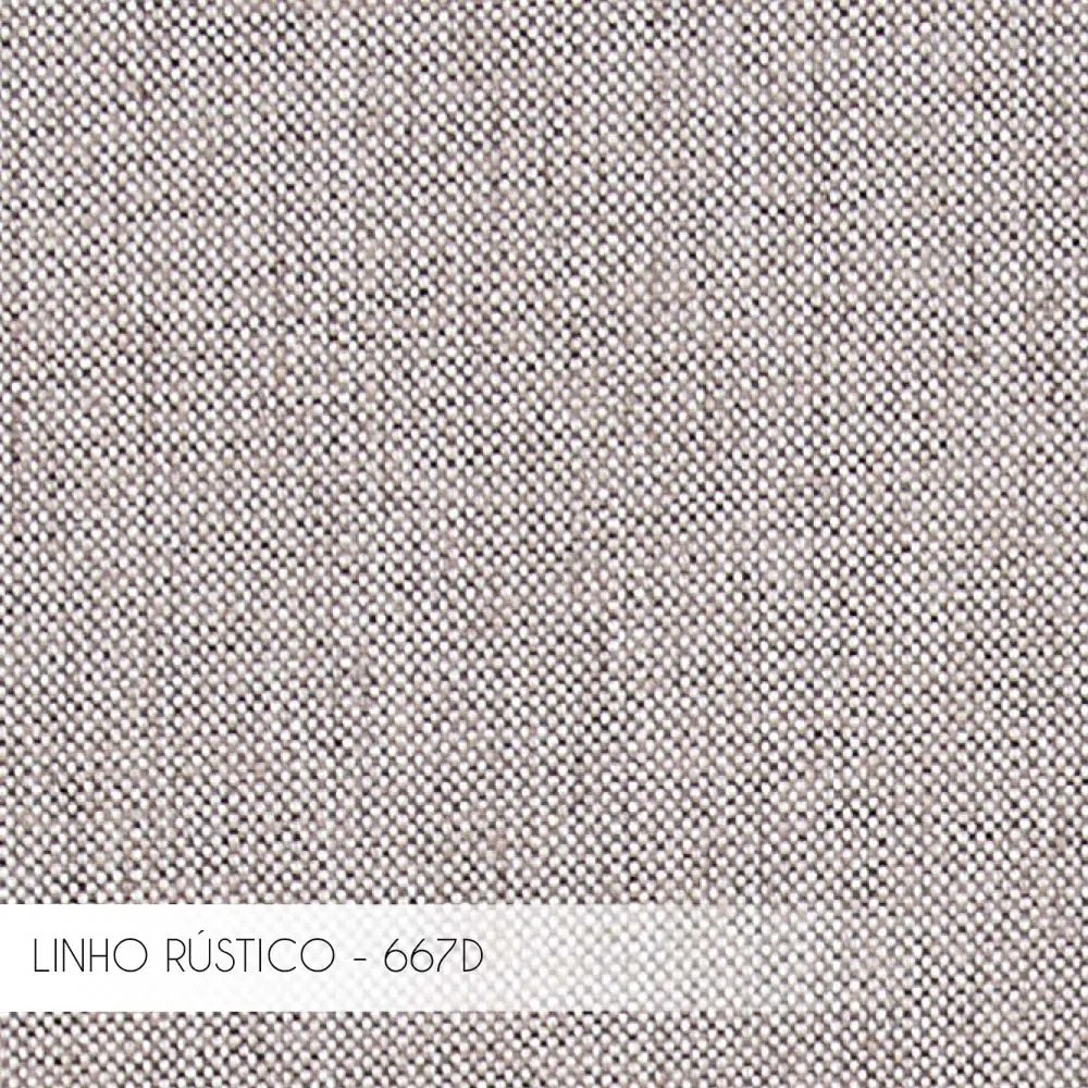 Kit 2 Poltronas Decorativas Com Braço Amber Linho Cinza G66 - Gran Belo