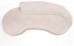 Sofá Living 2 Lugares 180cm Braço Direito Mozart D06 Linho Cru - Mpoze