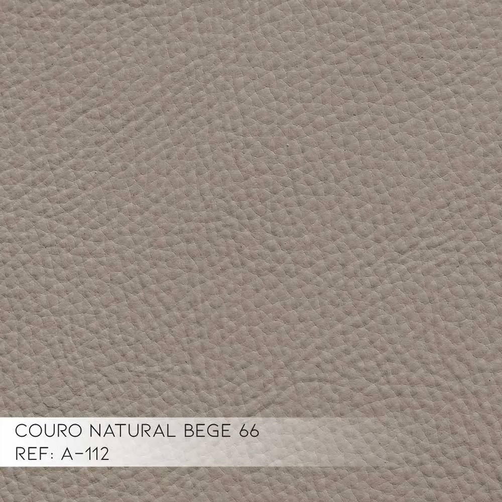 Kit 2 Poltronas Decorativa Sala de Estar Pés Palito Lubbock Couro Bege G58 - Gran Belo