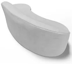 Sofá Living  4 Lugares 280cm Braço Esquerdo Mozart D06 Linho Cinza - M