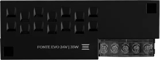 Driver Alumínio Preto 35w 24v Evo 127/220v