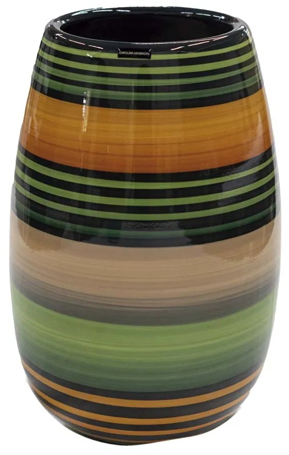 Vaso Aberto M decorativo em Cerâmica Carolina Haveroth – Maruaga Alto Brilho
