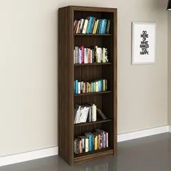 Estante Livreiro Multiuso 4 Prateleiras ME4104 Nogal - Tecno Mobili