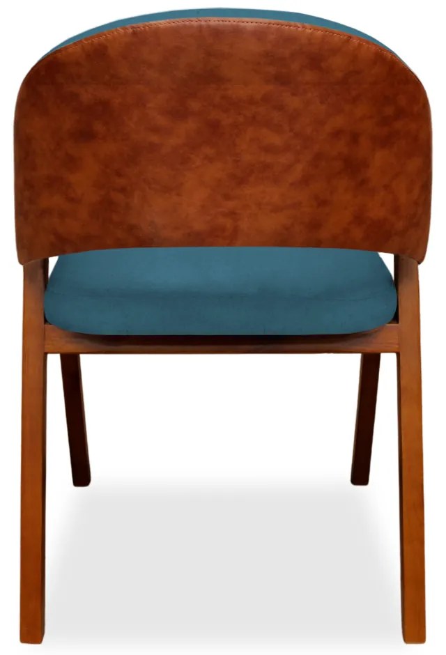 Poltrona Decorativa Suellen Linho Azul
