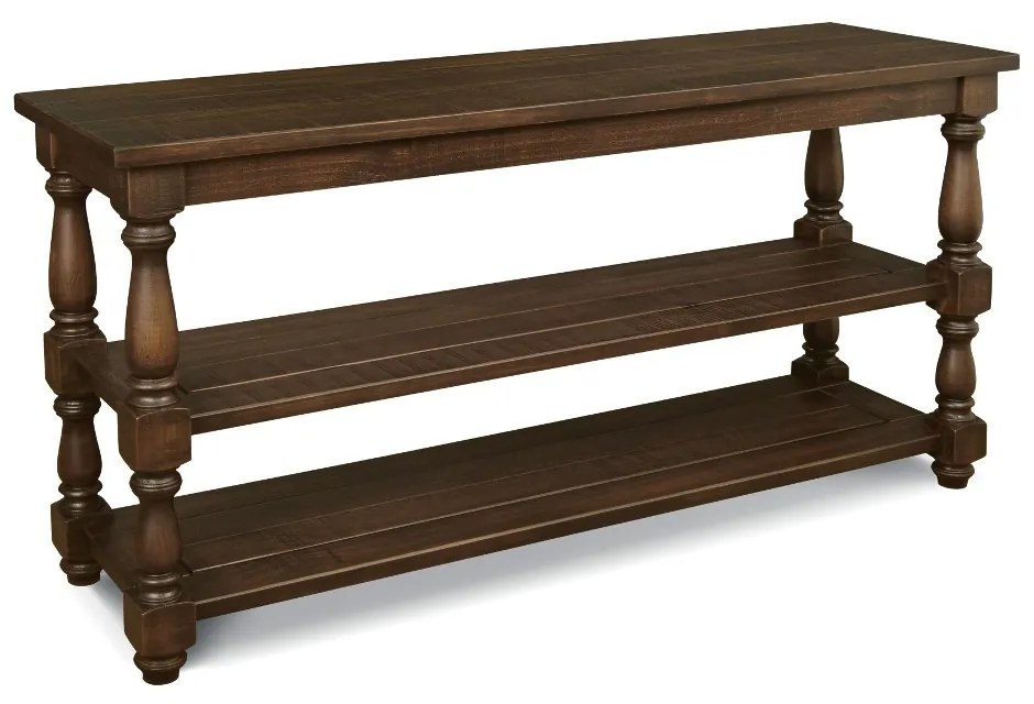 Aparador Mesa Console Para Sala de Estar com Prateleiras Fiore 165x48 Canela G04 - Gran Belo