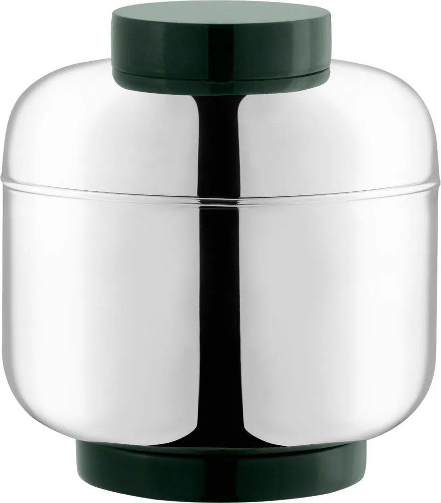 Bowl Volupté Médio Prata C/ - Resina Verde Resina Verde