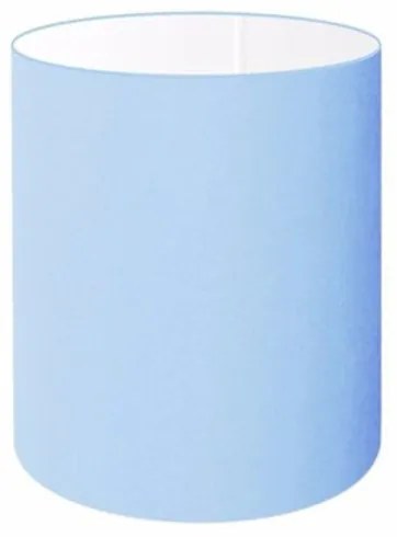 Cúpula Abajur Cilíndrica Cp-8001 Ø13x15cm Azul Bebê