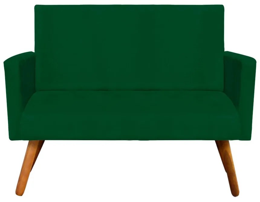 Namoradeira Nina Suede Pés Palito Castanho D'Rossi - Verde