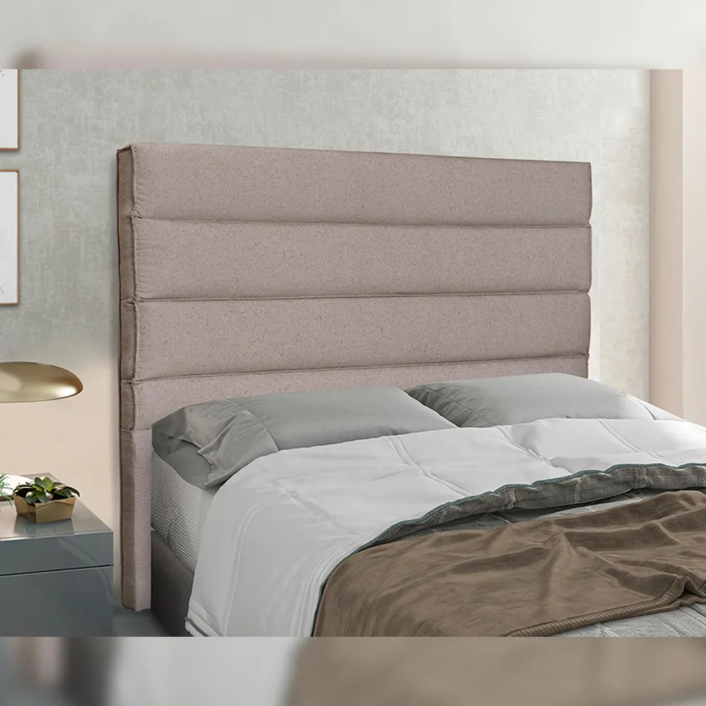 Cabeceira Decorativa King Size 1,95M Guess Linho Areia G63 - Gran Belo