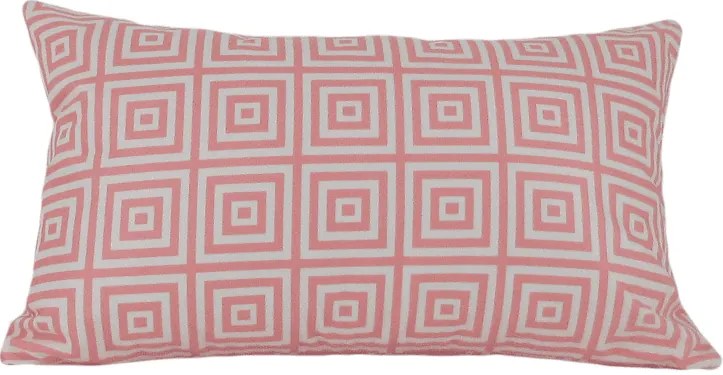 3 Capas Almofada Confort Veludo Rosa 30x50cm