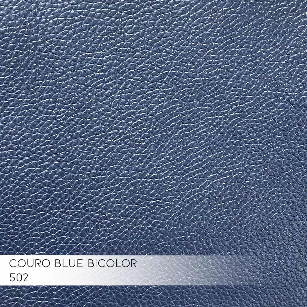 Poltrona do Papai Reclinável Elétrica Armênia Power Touch Couro Azul G40 - Gran Belo