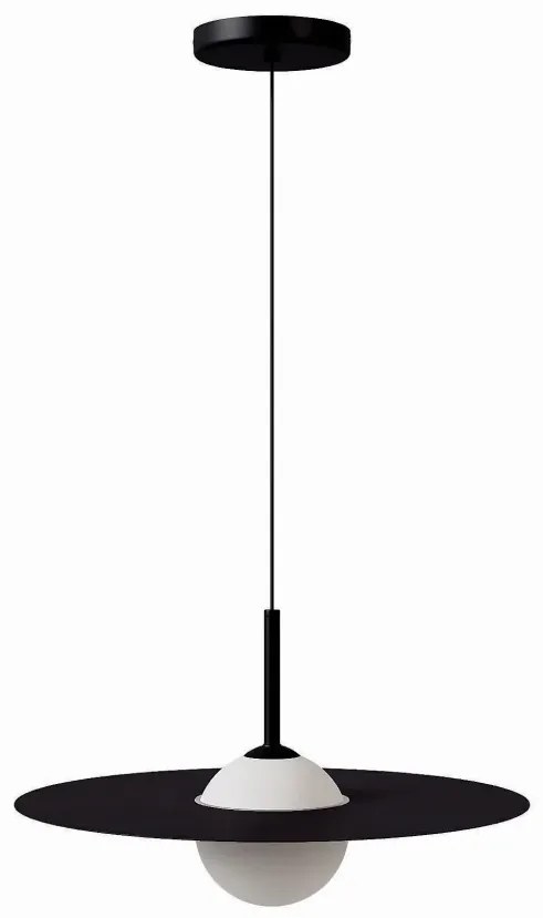 Pendente Viseira Ø39Cm Globo Ø12Cm C/ Rosca Alumínio 1Xg9 - Qimporta P... (CHAMPANHE)